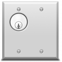 SDC 700 Series Double Gang Mount Stainless Steel Key Switch